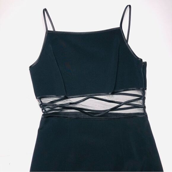 Cache Sleeveless Black Dress, 4 - Picture 3 of 8
